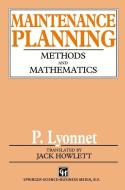 Maintenance Planning di P. Lyonnet edito da Springer Netherlands