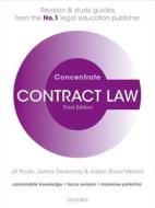 Contract Law Concentrate di Jill Poole edito da OUP Oxford