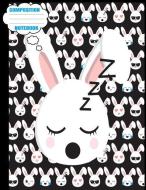 Composition Notebook: Emoji Bunnies Boys Easter Eggs Easter Basket Stuffers Wide Ruled Lined 8.5 X 11 A4 Book Cool Sleep di Easter Legends, Michelle Y. Pratt, Legends Ltd edito da INDEPENDENTLY PUBLISHED