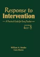Response To Intervention edito da SAGE Publications Inc
