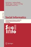 Social Informatics edito da Springer Berlin Heidelberg