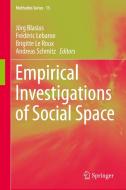 Empirical Investigations Of Social Space edito da Springer Nature Switzerland Ag
