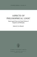 Aspects of Philosophical Logic edito da Springer Netherlands