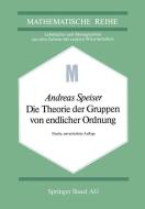 Die Theorie der Gruppen von endlicher Ordnung di A. Speiser edito da Birkhäuser Basel