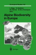 Alpine Biodiversity in Europe edito da Springer Berlin Heidelberg