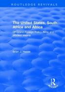 The United States South Africa And di HESSE edito da Taylor & Francis