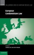 European Condominium Law edito da Cambridge University Press