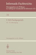 CAD-Fachgespräch edito da Springer Berlin Heidelberg