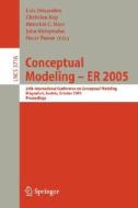 Conceptual Modeling - ER 2005 di Delcambre L. edito da Springer Berlin Heidelberg