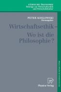 Wirtschaftsethik edito da Physica-Verlag HD