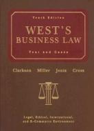 West S Business Law di MILLER, JENTZ, CRO, CLARKSON edito da Thomson Learning