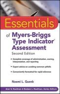 Essentials of Myers-Briggs Type Indicator Assessment di Naomi L. Quenk edito da John Wiley & Sons Inc