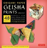 Origami Paper Geisha Prints 48 Sheets X-Large 8 1/4" (21 Cm) edito da Tuttle Publishing