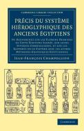 Precis Du Systeme Hieroglyphique Des Anciens Egyptiens di Jean-Francois Champollion edito da Cambridge University Press