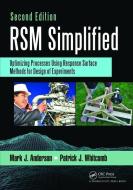 RSM Simplified di Mark J. Anderson edito da Taylor & Francis Ltd