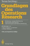 Grundlagen Des Operations Research edito da Springer-verlag Berlin And Heidelberg Gmbh & Co. Kg
