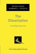 The Dissertation di Peter Lyons, Howard J. Doueck edito da Oxford University Press Inc