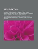 1835 deaths di Source Wikipedia edito da Books LLC, Reference Series