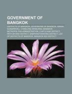 Government Of Bangkok: Districts Of Bang di Books Llc edito da Books LLC, Wiki Series