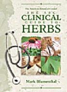 The Abc Clinical Guide To Herbs di Blumenthal edito da Thieme Publishing Group