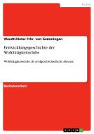 Entwicklungsgeschichte der Wohltätigkeitsclubs di Wendt-Dieter Frhr. Von Gemmingen edito da GRIN Publishing