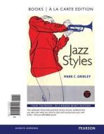 Jazz Styles di Mark C. Gridley edito da Prentice Hall