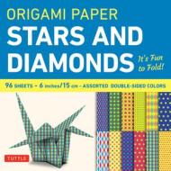 Origami Paper 96 Sheets - Stars And Diamonds 6 Inch (15 Cm) edito da Tuttle Publishing