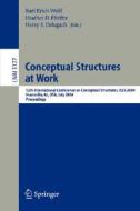 Conceptual Structures at Work di K. E. Wolff edito da Springer Berlin Heidelberg