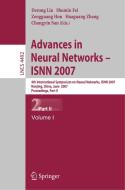 Advances in Neural Networks - ISNN 2007 edito da Springer Berlin Heidelberg