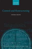 CONTROL & RESTRUCTURING OSTL 56 P di Grano edito da Oxford University Press(UK)