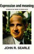 Expression and Meaning di John R. Searle edito da Cambridge University Press