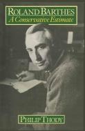 Roland Barthes di Philip Thody edito da Palgrave Macmillan