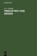 Predigten und Reden di H. A. Köstlin edito da De Gruyter