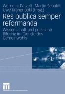 Res Publica Semper Reformanda edito da Vs Verlag Fur Sozialwissenschaften