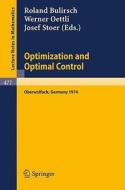Optimization and Optimal Control edito da Springer Berlin Heidelberg