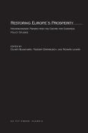 Restoring Europe's Prosperity di Rudiger Dornbusch edito da Mit Press Ltd