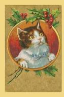 Vintage Christmas Cat Holiday Kitten Holly Berries Journal: (Notebook, Diary, Blank Book) di Distinctive Journals edito da Createspace Independent Publishing Platform