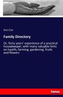 Family Directory di Ann Cox edito da hansebooks
