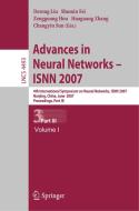 Advances in Neural Networks - ISNN 2007 edito da Springer Berlin Heidelberg