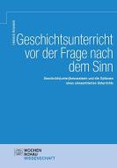Geschichtsunterricht vor der Frage nach dem Sinn di Heinrich Ammerer edito da Wochenschau Verlag