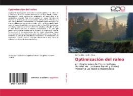 Optimización del raleo di Bertha Rita Castillo Edua edito da EAE