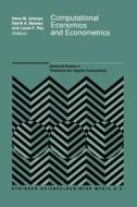 Computational Economics and Econometrics edito da Springer Netherlands