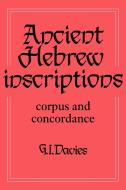 Ancient Hebrew Inscriptions edito da Cambridge University Press