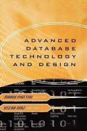 Advanced Database Technology and Design edito da ARTECH HOUSE INC