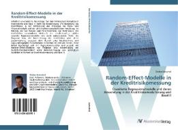 Random-Effect-Modelle in der Kreditrisikomessung di Stefan Herschel edito da AV Akademikerverlag