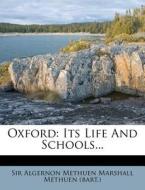 Its Life And Schools... edito da Nabu Press