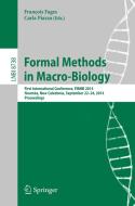 Formal Methods in Macro-Biology edito da Springer-Verlag GmbH