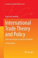 International Trade Theory and Policy di Giancarlo Gandolfo edito da Springer Berlin Heidelberg