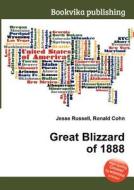 Great Blizzard Of 1888 edito da Book On Demand Ltd.