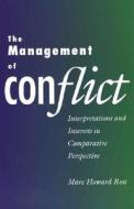 The Management Of Conflict di Marc Howard Ross edito da Yale University Press